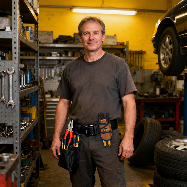 ZIBOO HT-8 Leather Holster Compatible with Fluke T6-1000 T6-600,T5-1000, T5-H5-1AC H-T6