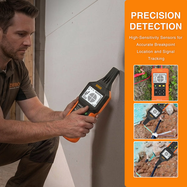 ZIBOO MS6818 Wire Tester Networkphone Cable Detector Locator Meter Tracker