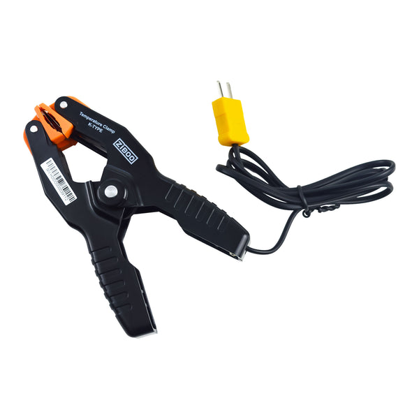 ZIBOO ATTPC3 Pipe Clamp K-Type Thermocouple Adapter, use for UEI clamp Meter,HVAC Temperature Probe for Clamp Meters, Surface Thermometer for Boiler and AC Line Temperature Readings