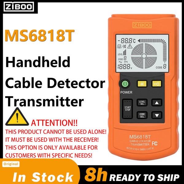 ZIBOO MS6818 Wire Tester Networkphone Cable Detector Locator Meter Tracker