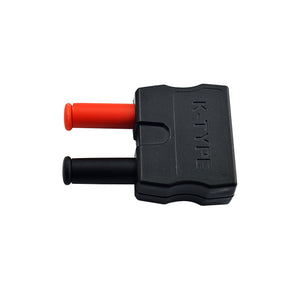 ZIBOO 69146 Banana Plug Adapter to K Type Thermocouple, Works with Digital Clamp and Multi Meters
