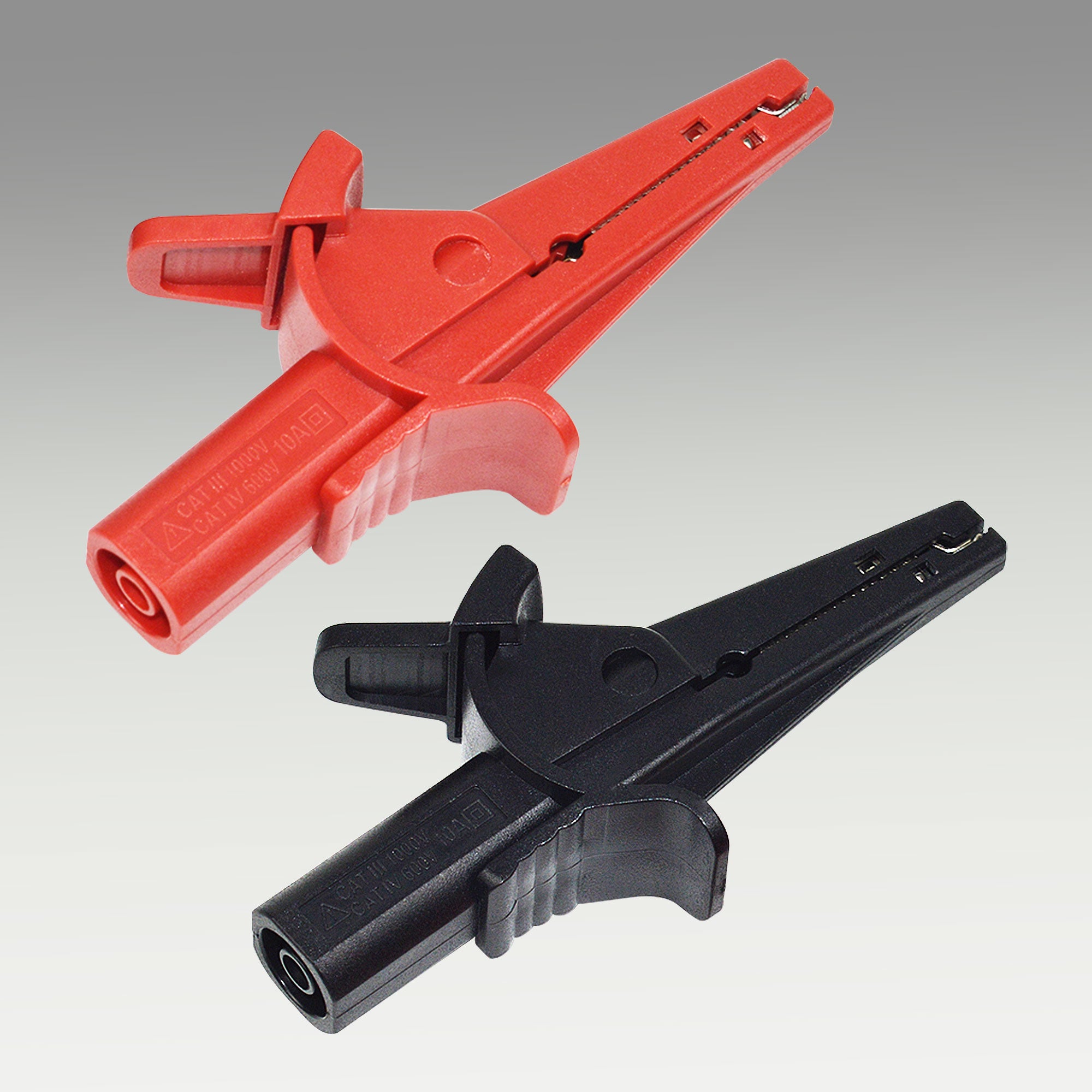 ZIBOO AC285 Alligator Clips , Safety Alligator Clip Compatible with Fluke Phase Rotation Indicator use with TL222 and TL224 Test Leads