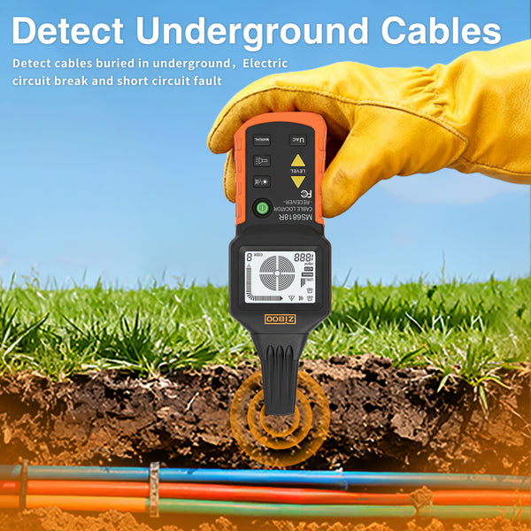 ZIBOO MS6818 Wire Tester Networkphone Cable Detector Locator Meter Tracker