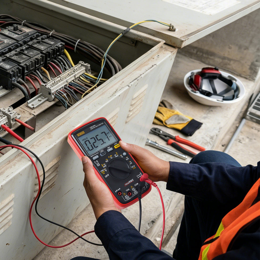 Professional Multimeter ZIBOO 17B PRO True RMS Digital Multimeter ,for Electrical Applications ...