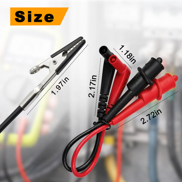 ZIBOO ASA2 Short Alligator Lead Extensions