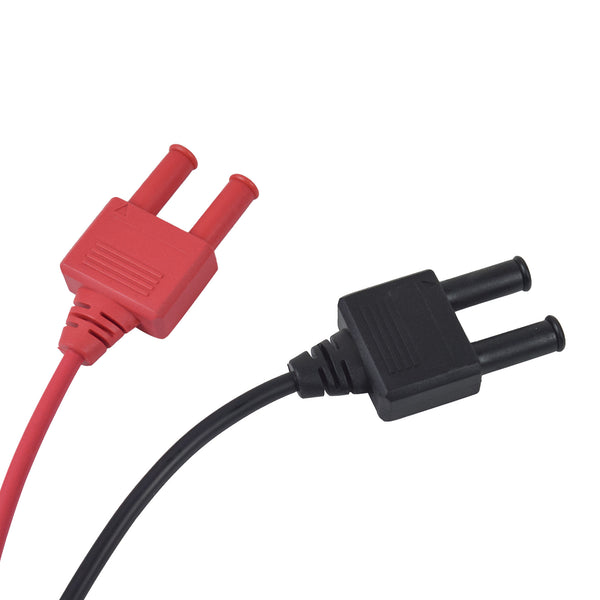 ZIBOO L2020 Generisches gebogenes Kabel, Stifttyp, 4-polige Sonde, Stiftkabel, kompatibel mit Hioki BT3554-10/11, BT3563, BT3562, BT3561, UNIT UT-677A Batterietester, Batterie-HiTester, Handbatterietester