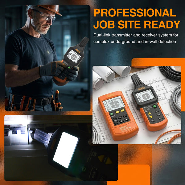 ZIBOO MS6818 Wire Tester Networkphone Cable Detector Locator Meter Tracker