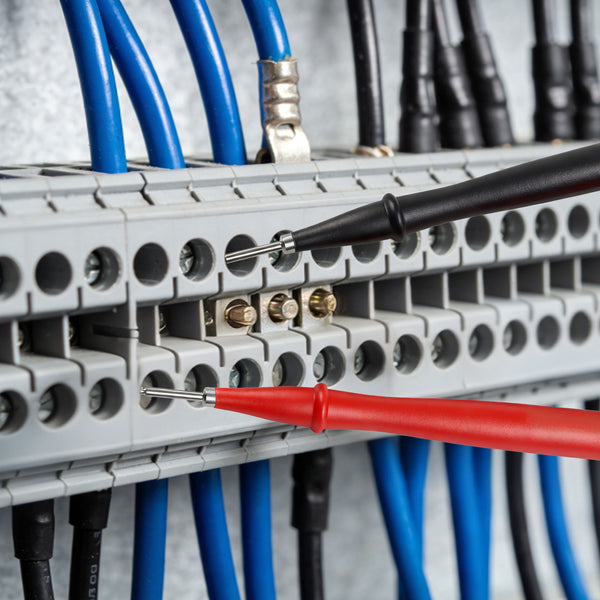 ZIBOO TP2 2-teiliges Prüfspitzenset mit schmaler Reichweite und Edelstahlspitze, 1000 V Spannung, 10 A Strom, 2 mm Spitzendurchmesser, Verwendung für T5-1000, T5-600