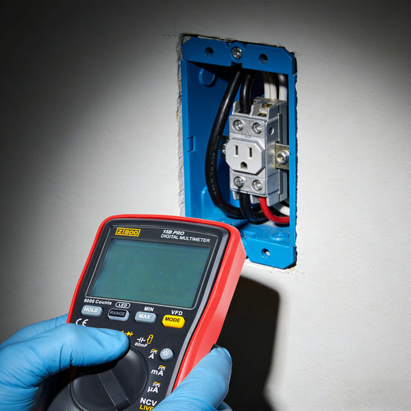 ZIBOO 15B PRO True RMS Digital Multimeter