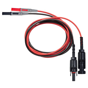 ZIBOO PVLEAD1 Solar MC4 auf 4 mm Messleitungssatz, Solar-Testkabel 1000 V/20 A für Photovoltaik-Solarpanelsysteme, kompatibel mit Fluke 87VMAX-PVLEAD1, SMFT-1000