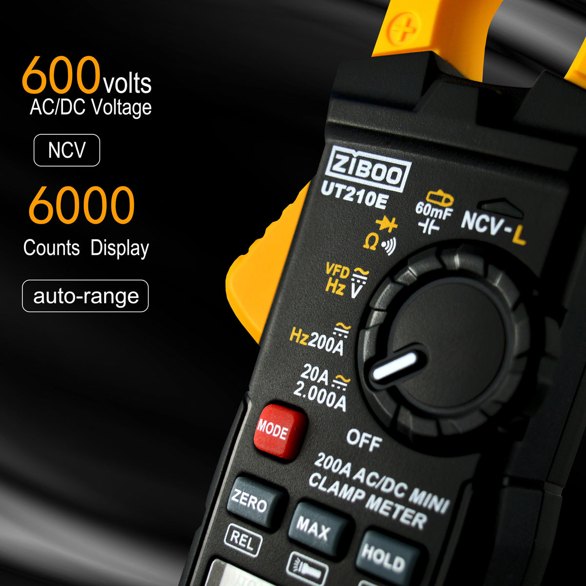 ZIBOO UT210E Clamp Meter – ziboo
