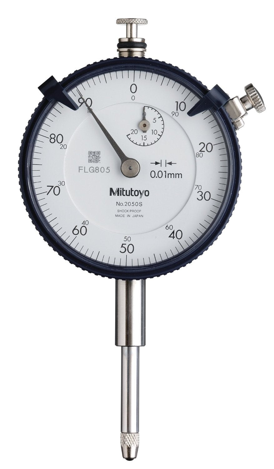 Mitutoyo 2050S Dial Indicator 0-20*0.01mm Brand New