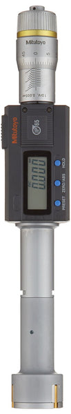 Mitutoyo 468-162 Digimatic Holtest LCD Inside Micrometer, Three-Point, 8-10mm