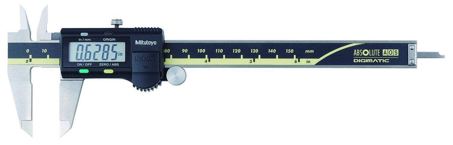 Mitutoyo 500-171-30 Advanced Onsite Sensor Absolute Scale Digital Caliper, 0-6"