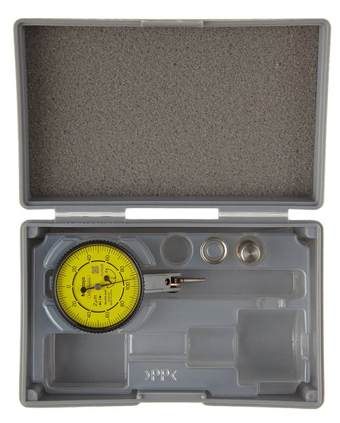 Mitutoyo 513-445E Dial Test Indicator, Basic Set Tilted Face, 8mm Stem Dial