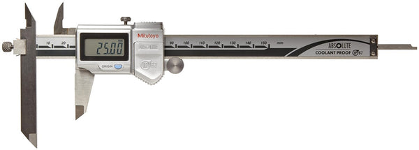 Mitutoyo ABSOLUTE 573-601 Digital Caliper, Steel, Battery Powered,0-150mm Range