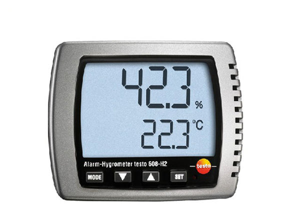 Testo 608-H2 Humidity Dewpoint Temp Hygrometer Dew Point Meter Teste LED Alarm