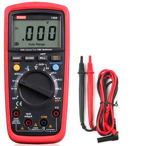 ZIBOO 139A True RMS Digital Multimeter  MAX/MIN/REL Modes Data Hold, LED Backlight, Auto Power Off