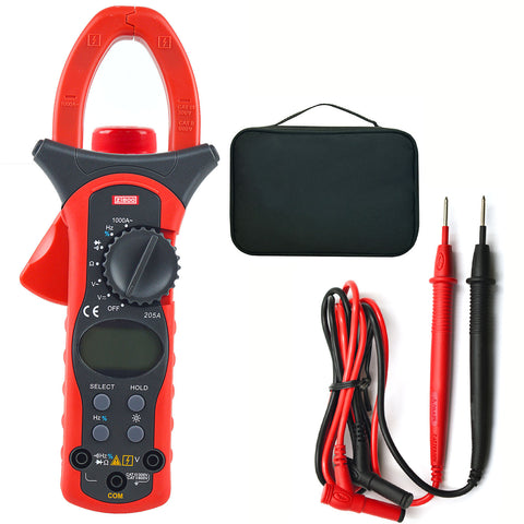 ZIBOO 205A are professional 1000A digital clamp meters with 40mm jaw