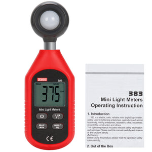 ZIBOO ZB-383 Digital Luxmeter Light Meter Lux / FC Meters Luminometer Photomet
