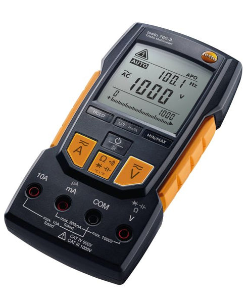 Testo 760-3 Digital Multimeter 0590 7603 Voltage Range Up to 1000V New