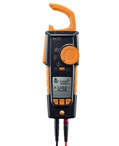 Testo 770-1 Clamp Meter 0590 7701 Fully Retractable Pincer Arm For Maximum New