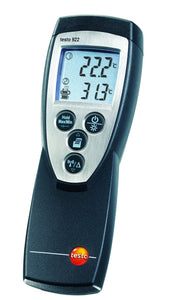 Testo 922 Dual Type K Thermometer, Differential and Timed Measurements New